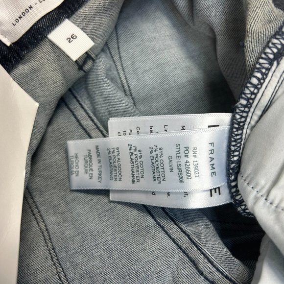 Frame Le Skinny De Jeanne Raw Stagger - Picture 3 of 4